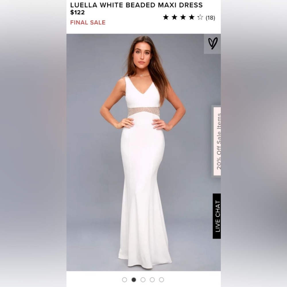 Formal White Lulus Dress